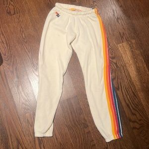aviator nation striped sweatpants